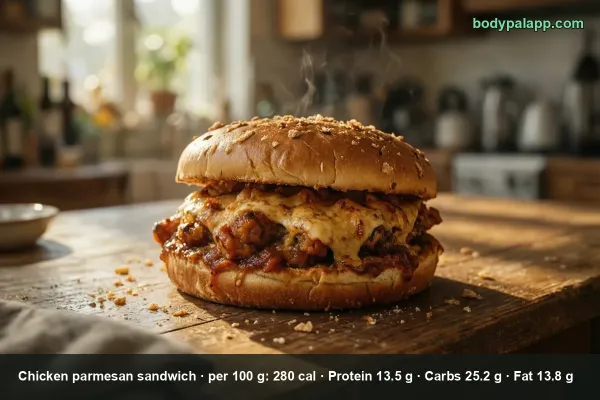 Chicken Parmesan Sandwich calories