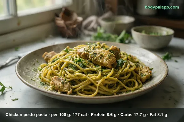 Chicken Pesto Pasta calories