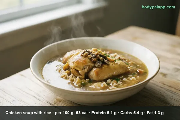 Chicken Soup With Rice calories