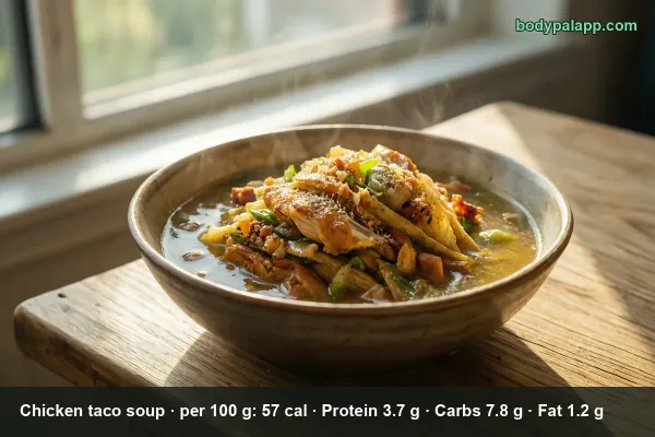 Chicken Taco Soup calories