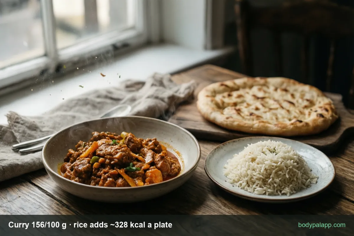 Chicken tikka masala variants calories comparison