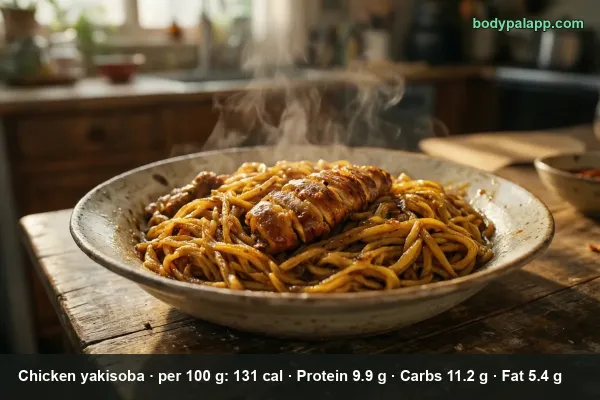 Chicken Yakisoba calories