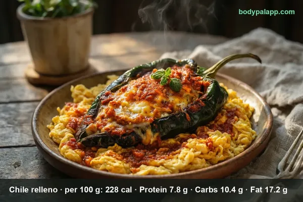 Chile relleno calories