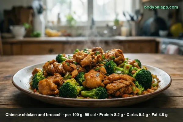 Chinese Chicken and Broccoli calories