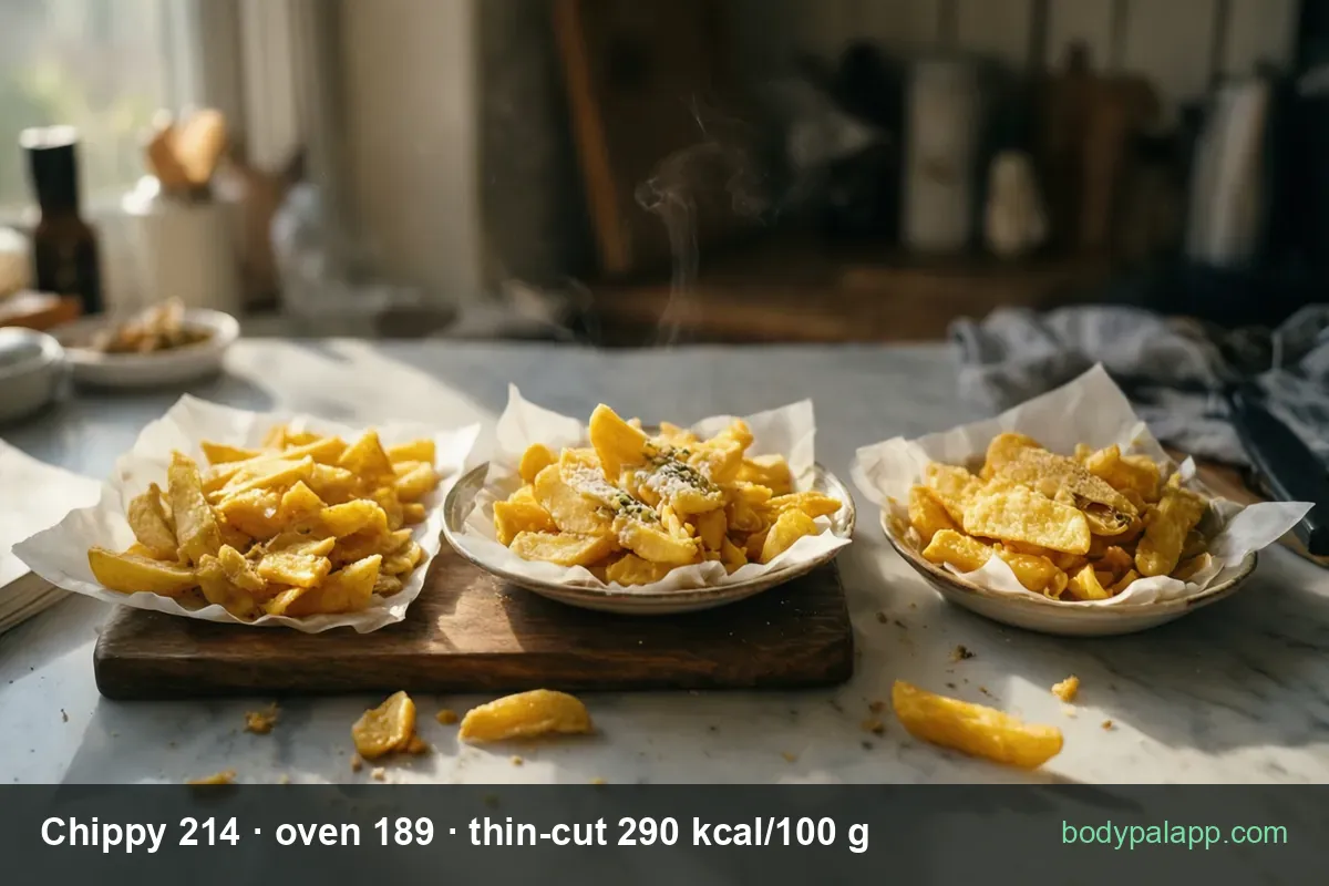 Chips variants calories comparison