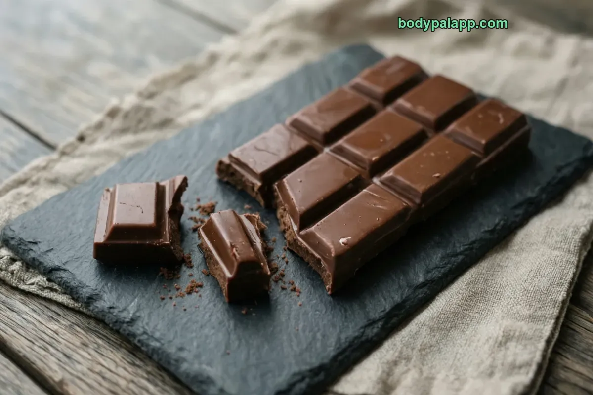 Chocolate bar, milk chocolate