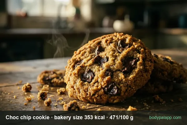 Chocolate chip cookie calories