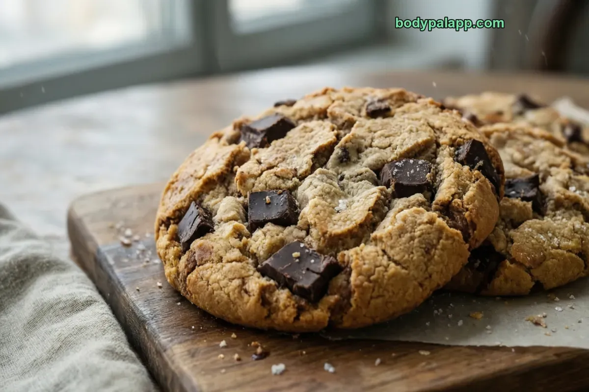 Chocolate chunk cookie, bakery-style, chocolate chip