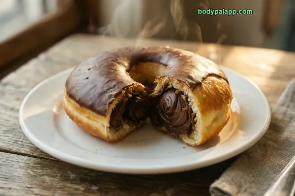 Chocolate Cream Filled Donut