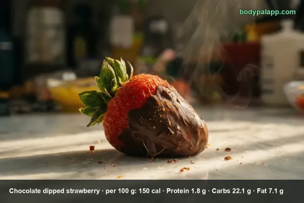 Chocolate Dipped Strawberry calories