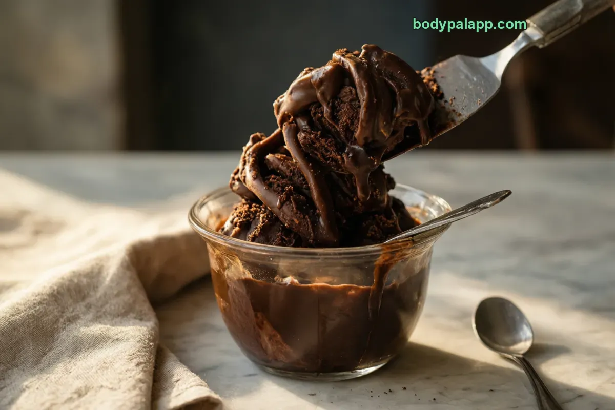 Chocolate gelato, chocolate, frozen dessert