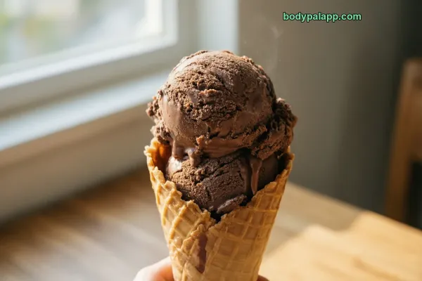 Chocolate Ice Cream Cone