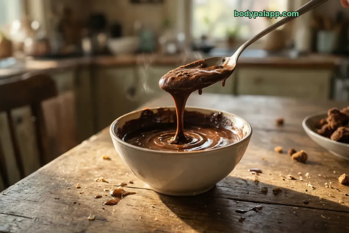 Chocolate sauce, fudge-type, ready to serve