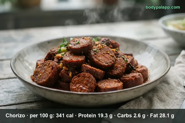 Chorizo calories