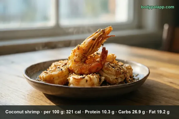 Coconut Shrimp calories
