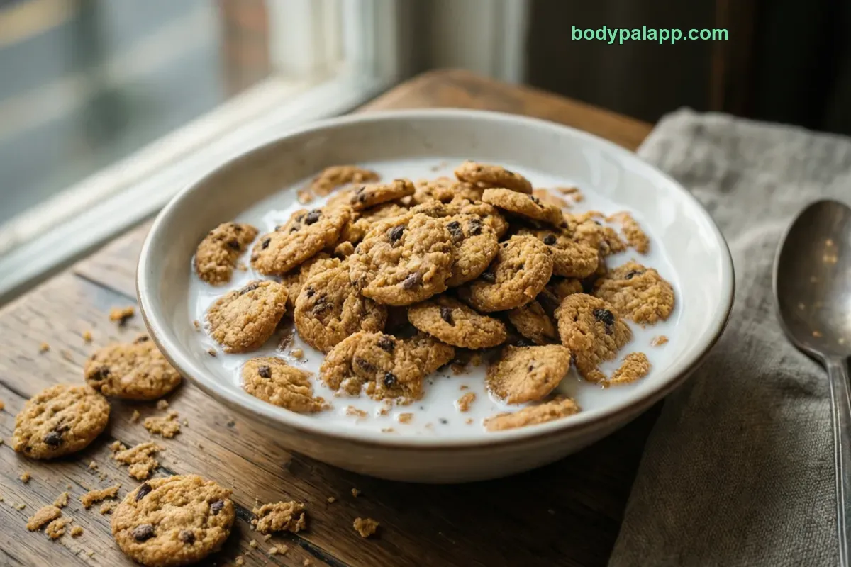 Cookie crisp cereal, packaged, per label