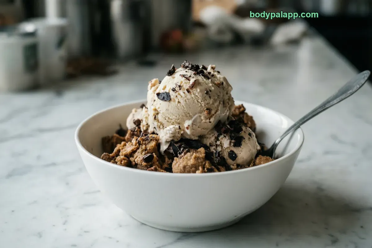 Ben & jerry's cookie dough ice cream, packaged, per label