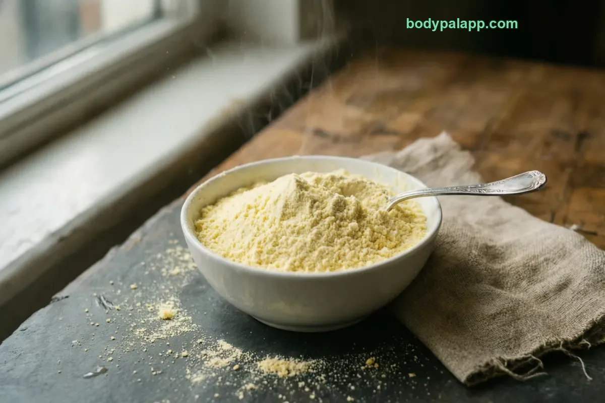 Corn flour, whole-grain, yellow