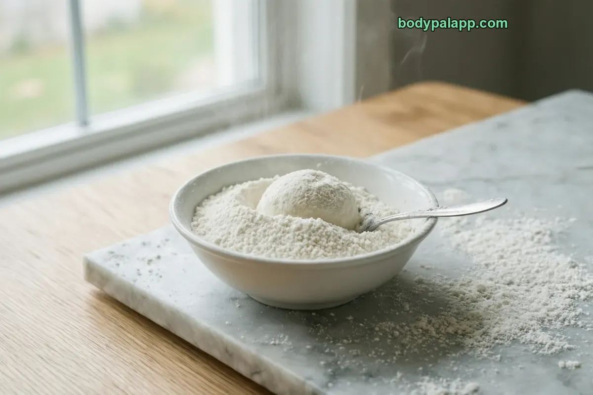Corn starch, dry, unprepared