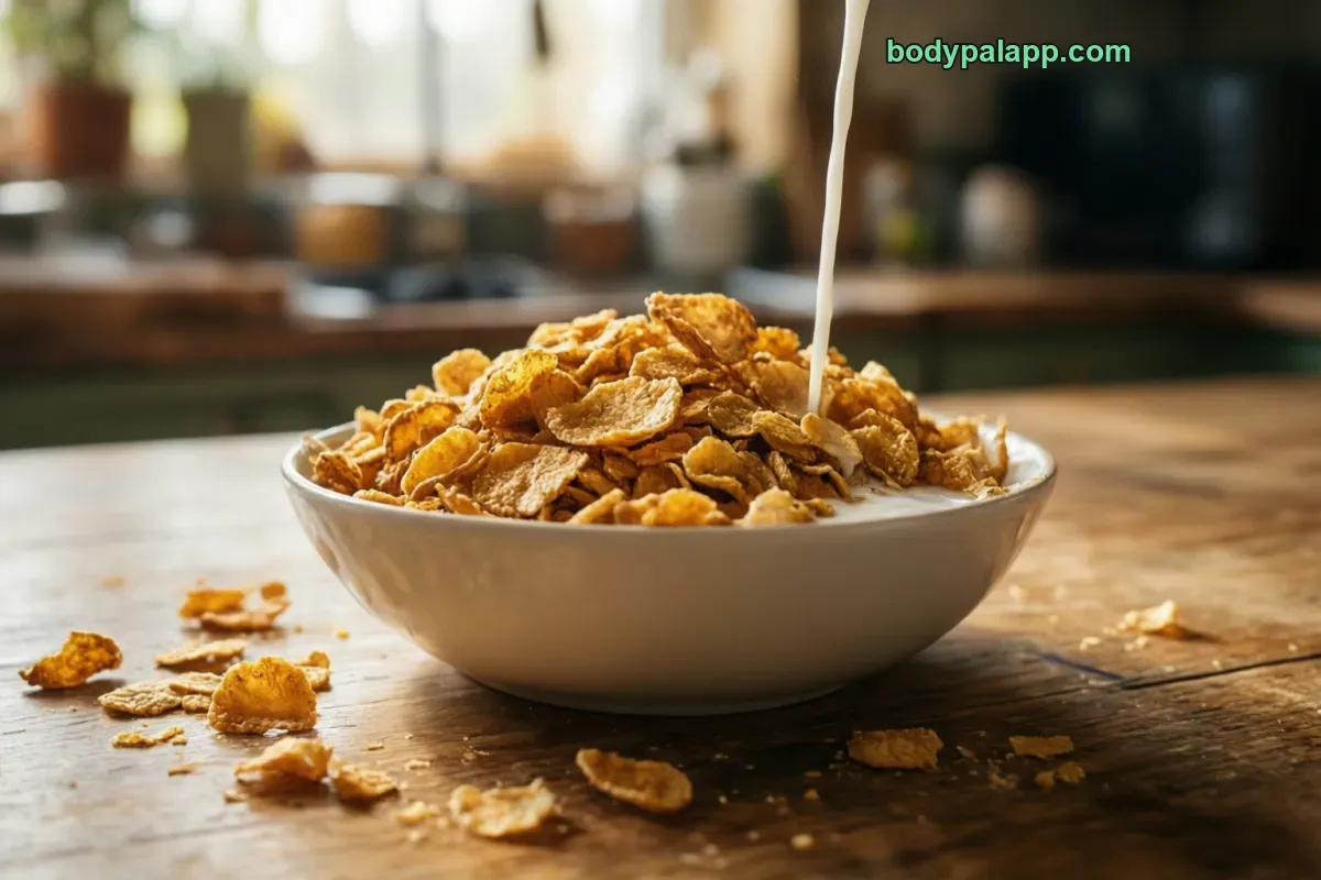 Corn flakes, ready-to-eat, plain