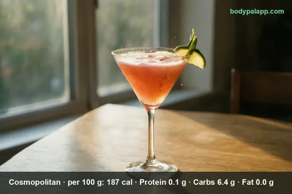 Cosmopolitan calories