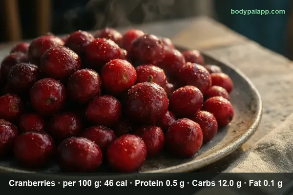 Cranberries calories