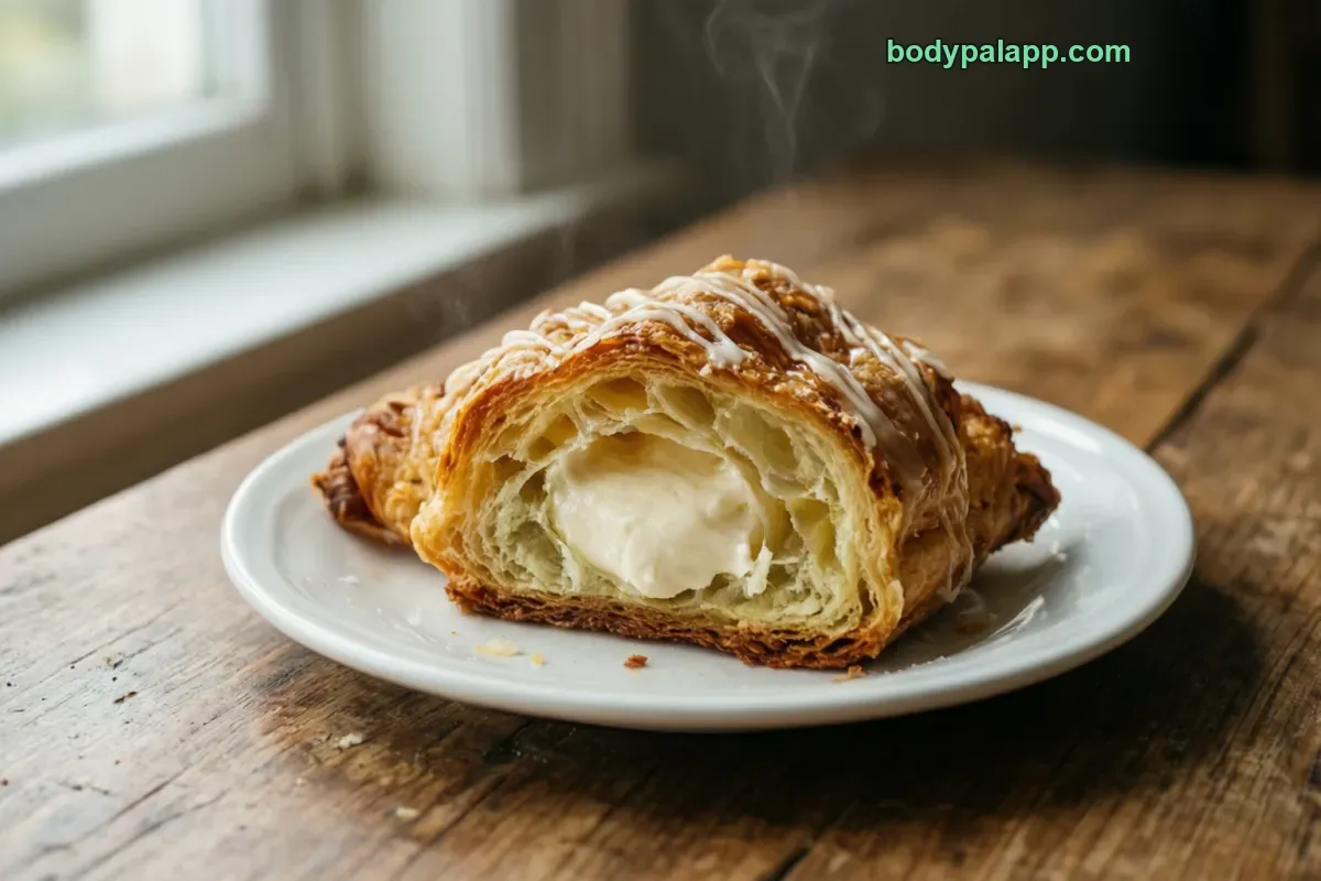 Cream cheese danish, cheese-filled, bakery style
