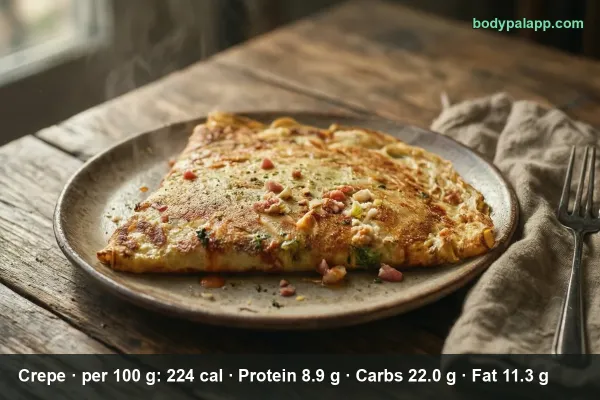 Crepe calories