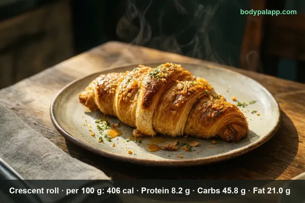 Crescent roll calories
