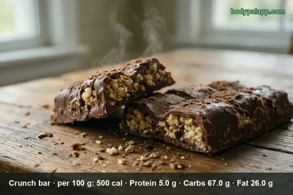 Crunch Bar calories