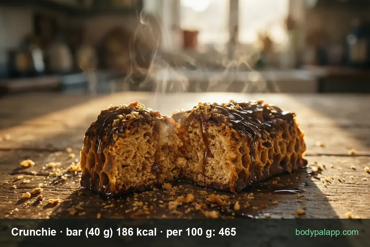 Crunchie - 186 kcal per bar