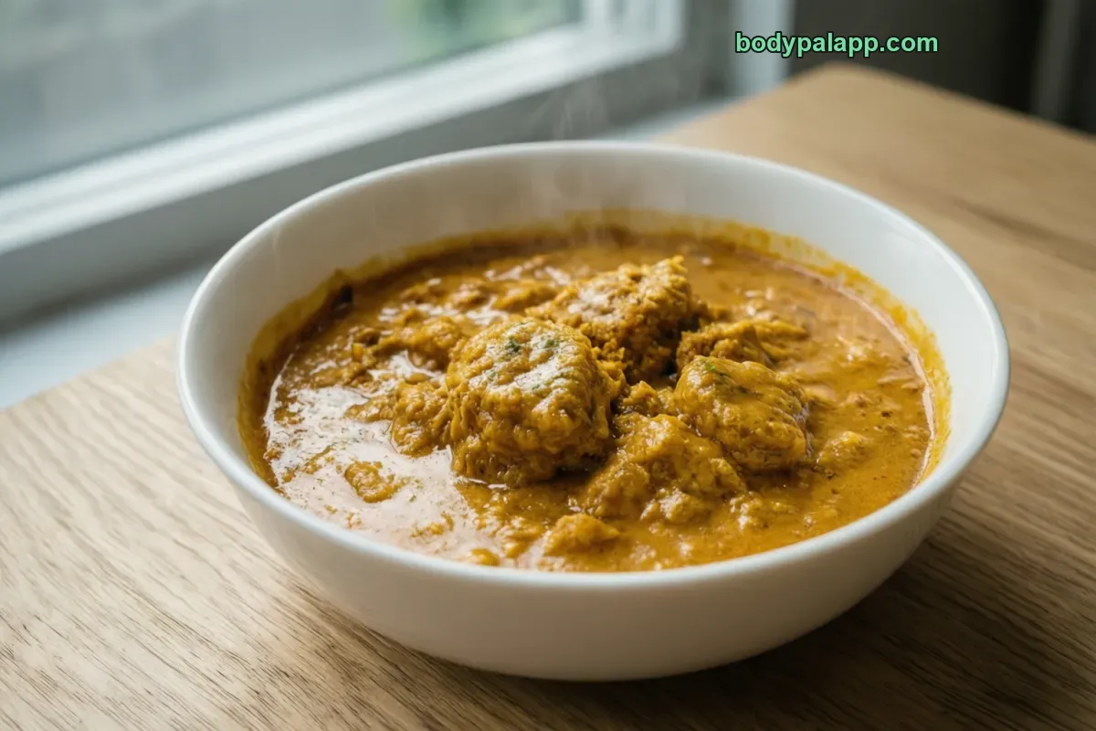 Curry sauce, prepared, ready to eat