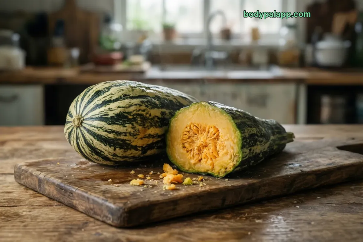 Delicata squash, baked, without salt