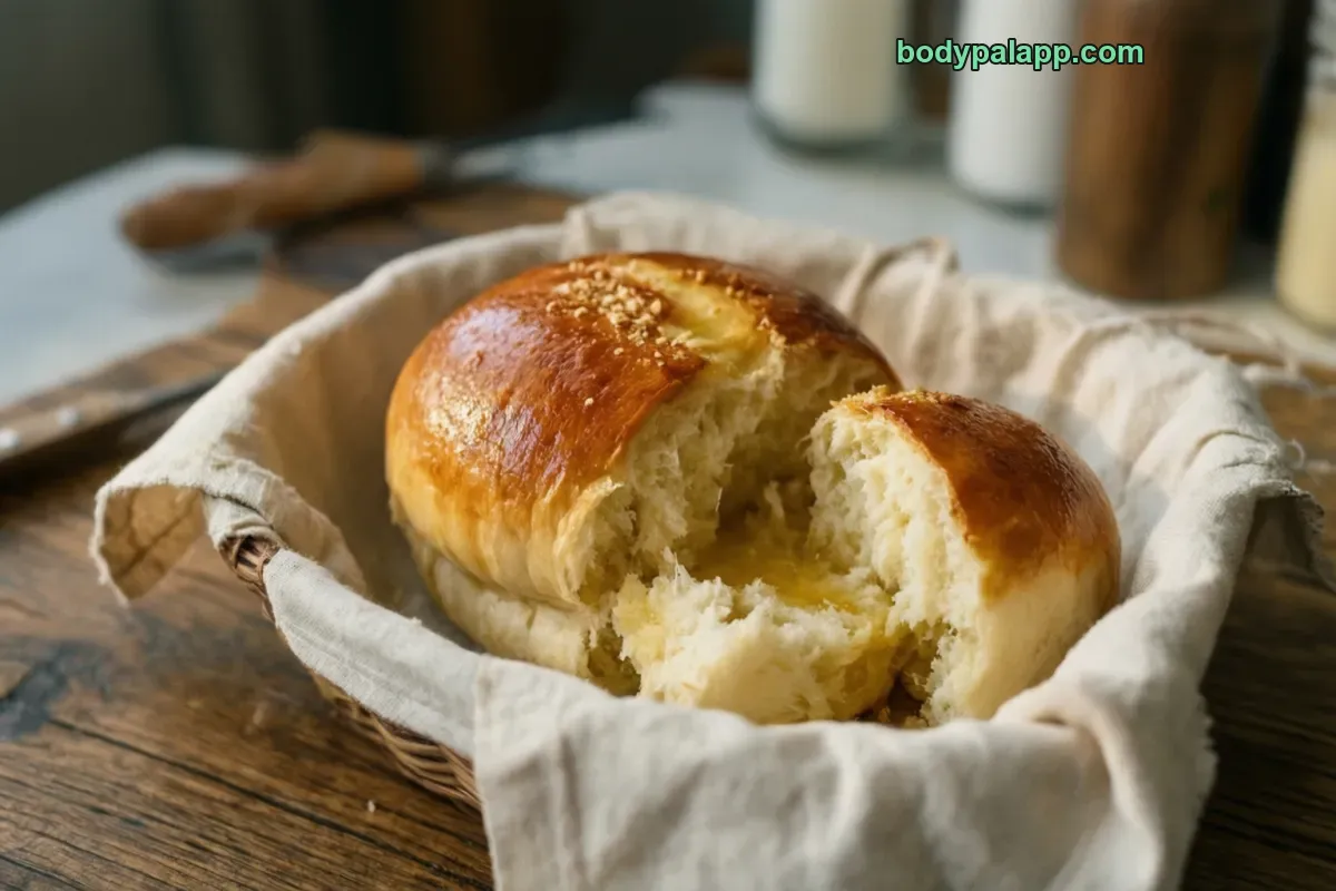 Dinner roll, baked, wheat flour