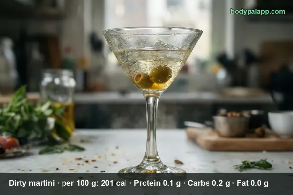 Dirty Martini calories