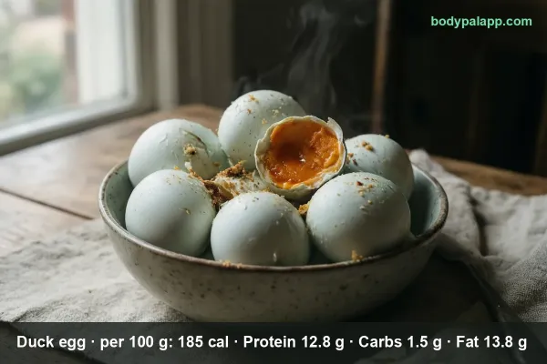 Duck Egg calories