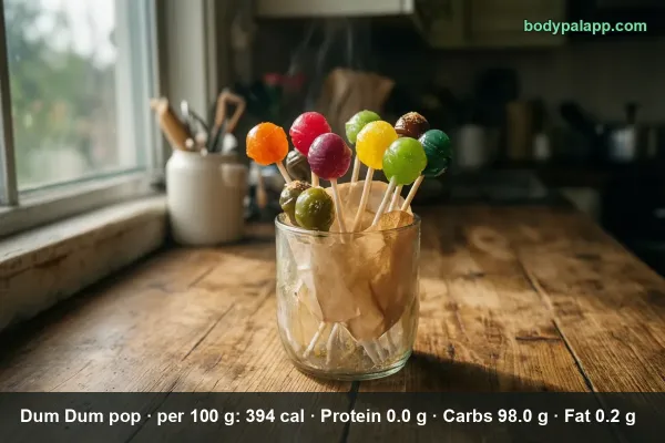 Dum Dum Pop calories