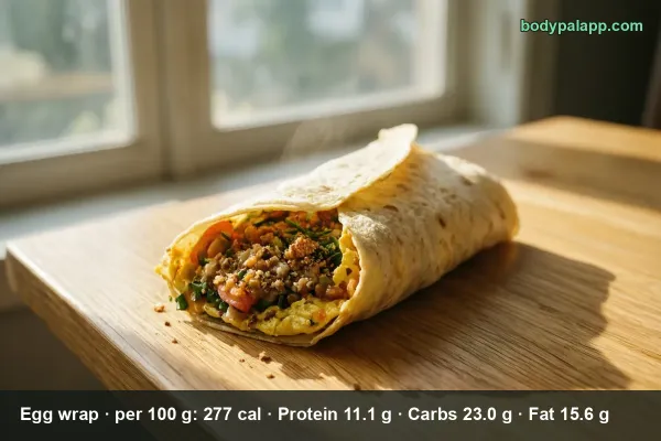 Egg Wrap calories
