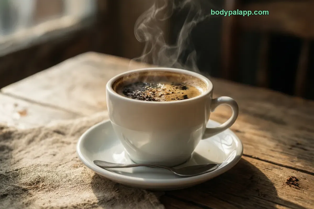 Espresso shot, brewed, unsweetened