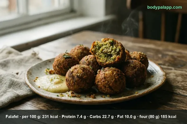 Falafel calories