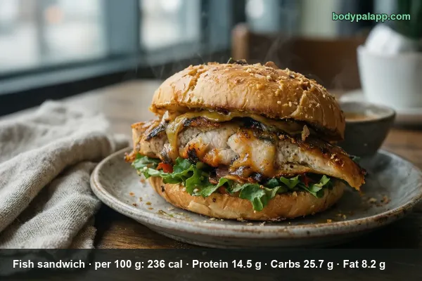 Fish Sandwich calories