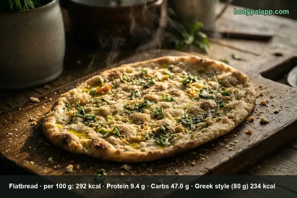 Flatbread calories