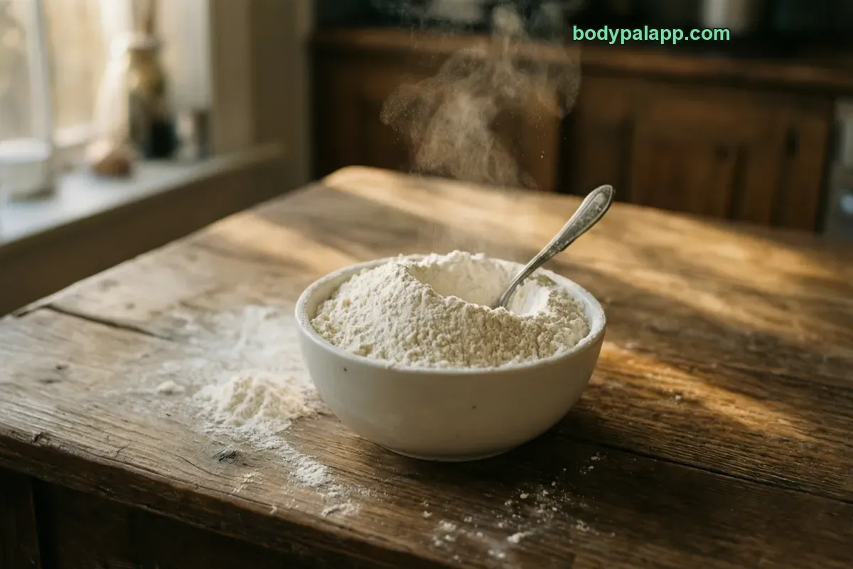 All-purpose flour, enriched, bleached, dry