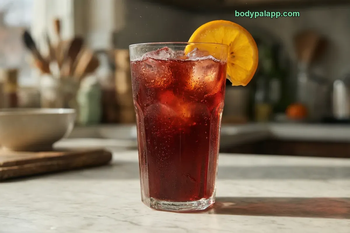 Fruit punch, canned, with added nutrients