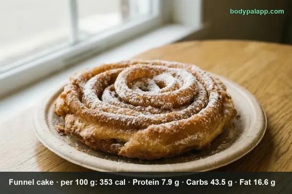 Funnel cake calories