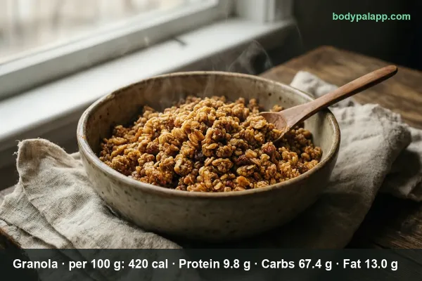 Granola calories