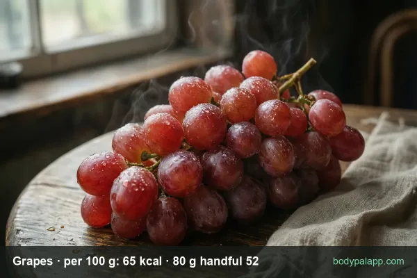 Grapes calories