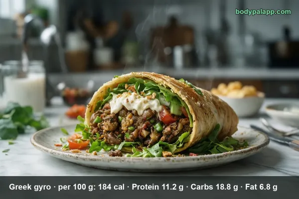 Greek Gyro calories