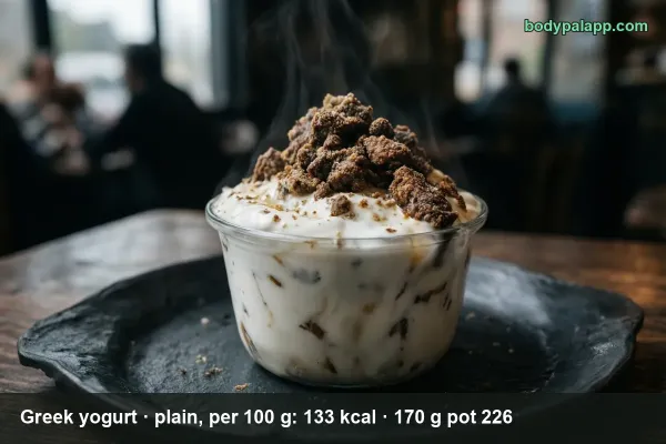 Greek yogurt calories