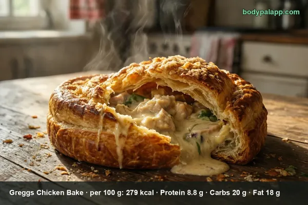 Greggs Chicken Bake calories